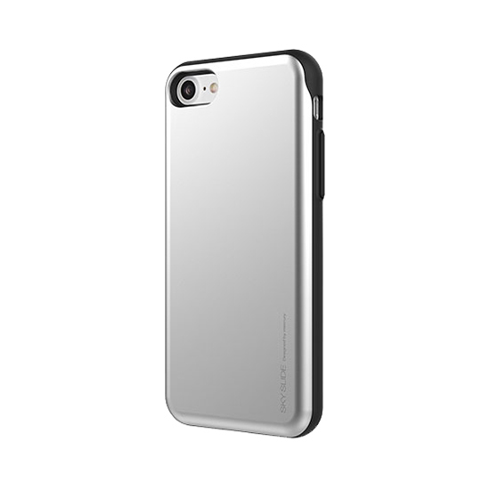 Puzdro Sky Slide Bumper Mercury iPhone X/XS strieborné