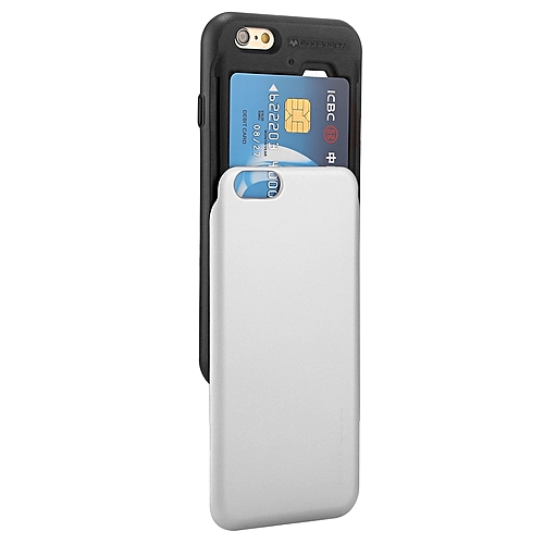 Puzdro Sky Slide Bumper Mercury iPhone X/XS strieborné – Obrázok 2