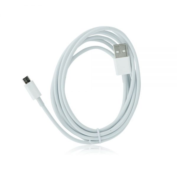 Dátový kábel micro USB 2m biely