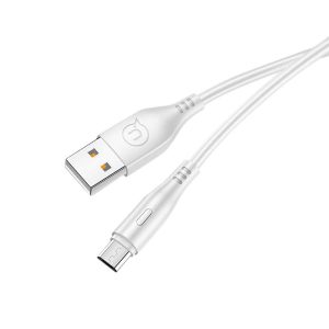 Dátový kábel USAMS SJ268 micro USB biely