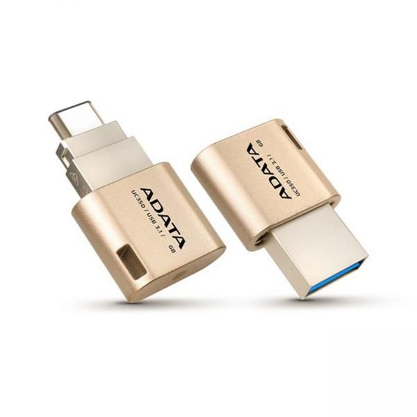 USB A-DATA OTG – Type-C Flash Drive 32GB zlatý