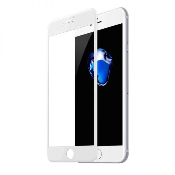 BASEUS 3D ochranné tvrdené sklo iPhone 7/8/SE 2020 biele #00001220