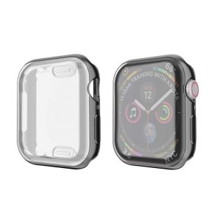 KINGMAS puzdro 360 Slim Apple Watch Series 4/5/6/SE 44mm čierny rám CA00065E