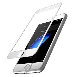 KINGMAS ochranné tvrdené sklo Real Glass 5D pre Apple iPhone 7/8/SE 2020 biele GA00049E