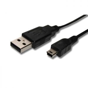 Dátový kábel MINI USB (Motorola V3) 1m čierny