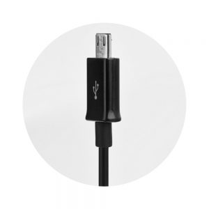 Dátový kábel FORCELL micro USB 1m dlhá koncovka