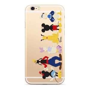 Puzdro Disney Mickey a priatelia 001 Samsung Galaxy J6 Plus transparentné