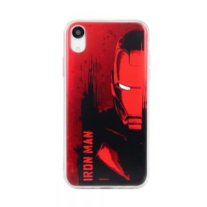 Puzdro Marvel Iron Man 004 Samsung Galaxy J6 Plus červené