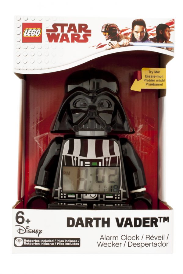 LEGO Star Wars 9002113 Darth Vader – hodiny s budíkom