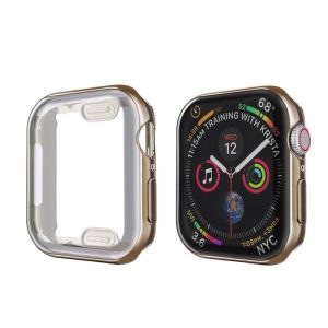 KINGMAS puzdro 360 Slim Apple Watch Series 4/5/6/SE 44mm hnedý rám CA00109E