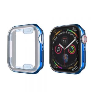 KINGMAS puzdro 360 Slim Apple Watch Series 4/5/6/SE 44mm modrý rám CA00107E