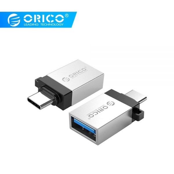 Redukcia ORICO OTG USB – Type C strieborná