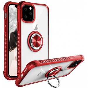 Puzdro Anti-Fall Ring iPhone 11 Pro červené