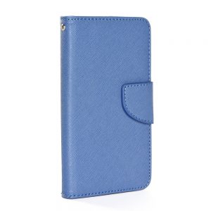 Knižkové puzdro Fancy Book Universal 5.3" – 5.8" tmavo-modré