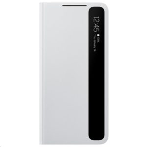 Knižkové puzdro Samsung EF-ZG996CJE Smart Clear View Cover Galaxy S21 Plus svetlo-sivé