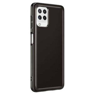 Puzdro Samsung EF-QA225TBE Galaxy A22 4G Soft Clear Cover čierne