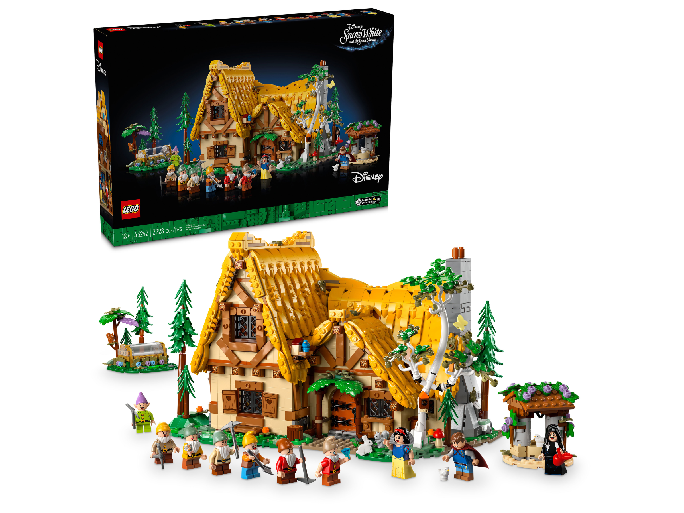 LEGO Disney 43242 Chalúpka Snehulienky a sedem trpaslíkov