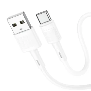 Dátový kábel HOCO Fast Charge X83 3A USB - Type C 1m biely