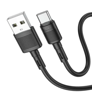 Dátový kábel HOCO Fast Charge X83 3A USB - Type C 1m čierny