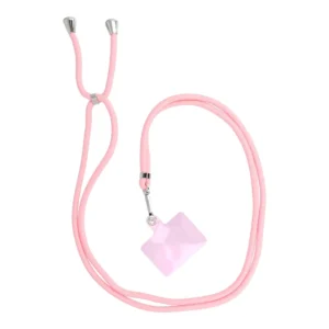 Forcell SWING nastaviteľná 6mm hrubá šnúrka na mobil ružová