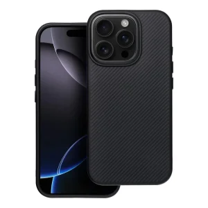 Puzdro Forcell Carbon Elite MagSafe Cover iPhone 17 Pro Max čierne